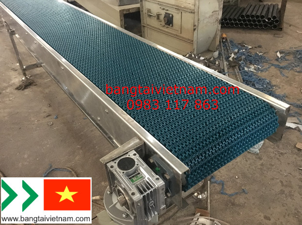 Băng tải lưới nhựa dạng thẳng