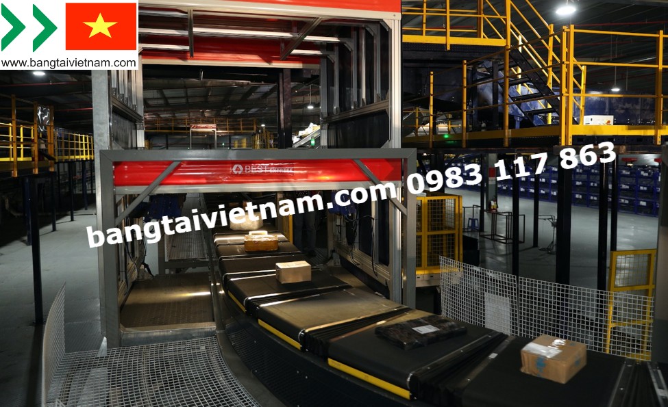 Hệ thống băng tải phân loại sản phẩm tự động