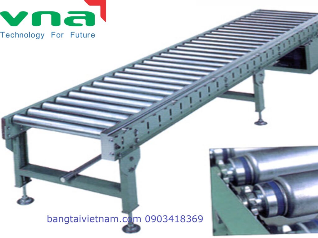 Các loại băng tải con lăn