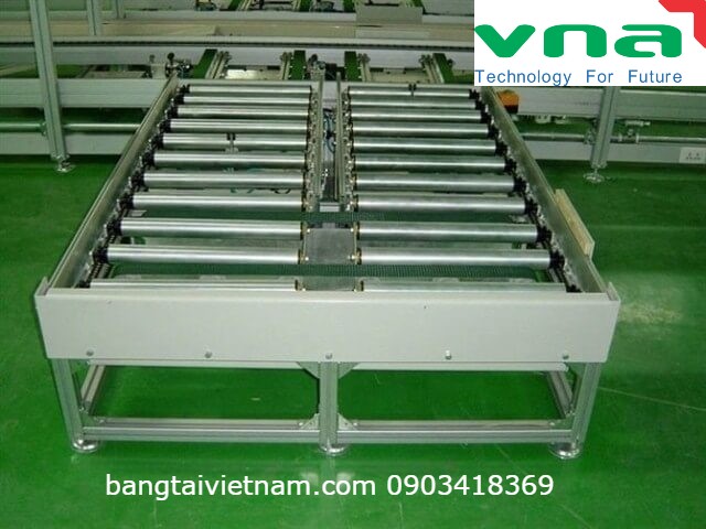 Băng tải con lăn inox đôi